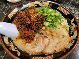 久しぶりの千寿で辛子高菜ラーメンだよ😃